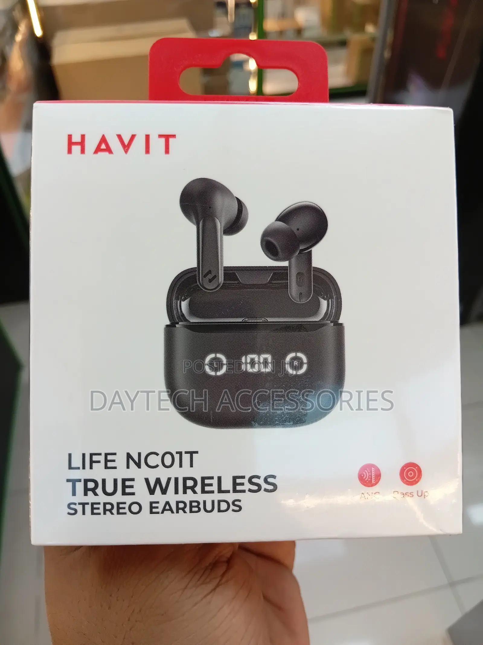 The Havit Life NC01T (TW984) True Wireless Stereo Earbuds in Black