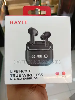 The Havit Life NC01T (TW984) True Wireless Stereo Earbuds in Black