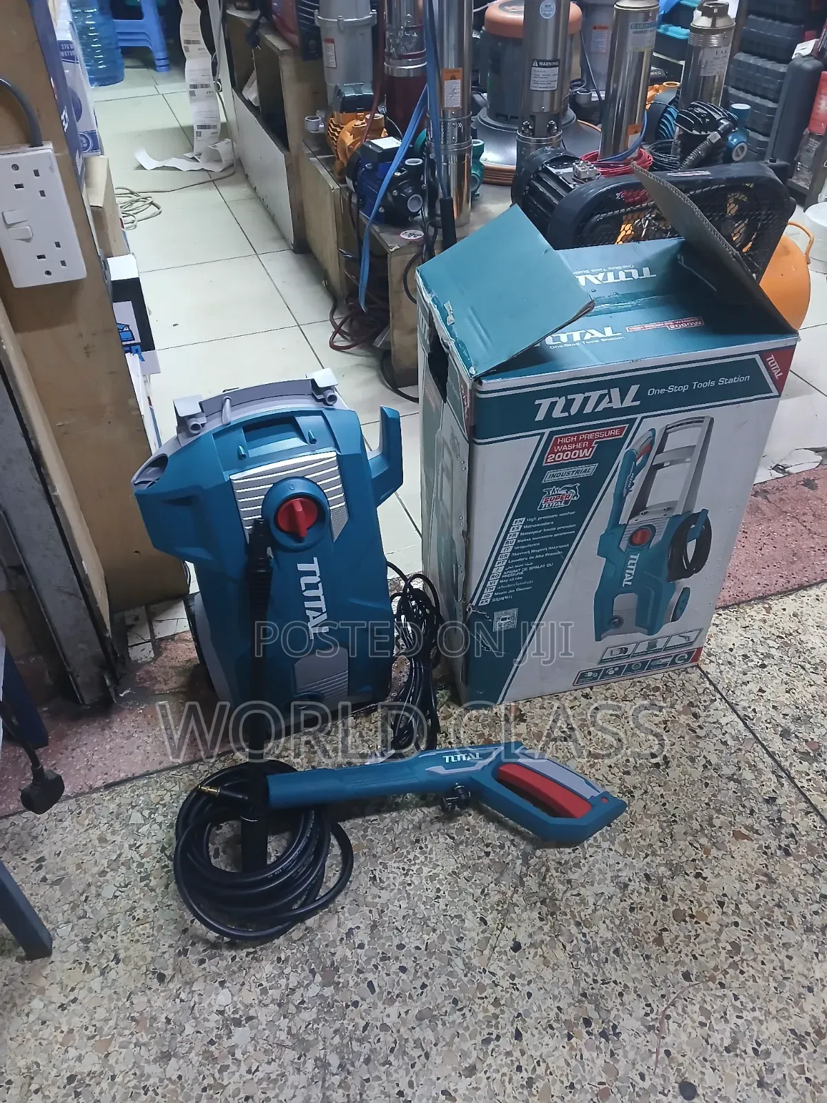 TOTAL Industrial High Pressure Car Washer 2000W