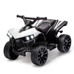 **White Electric Ride-on ATV Quad Bike for Kids **