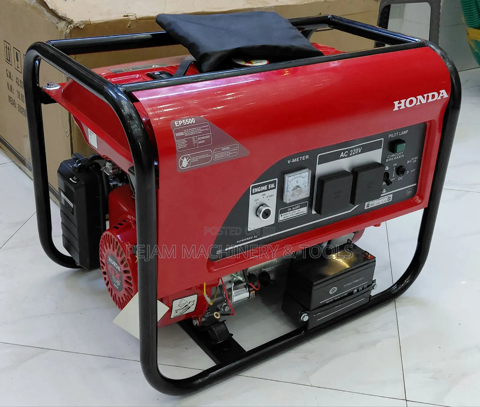 EP5500 Honda 5kva Petrol Powered Keystart