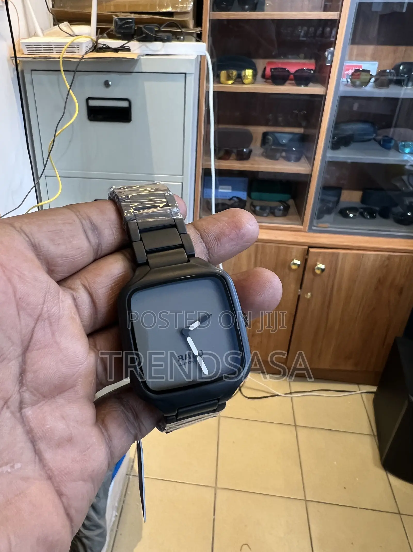 Rado Black Square No Markers Automatic Watch