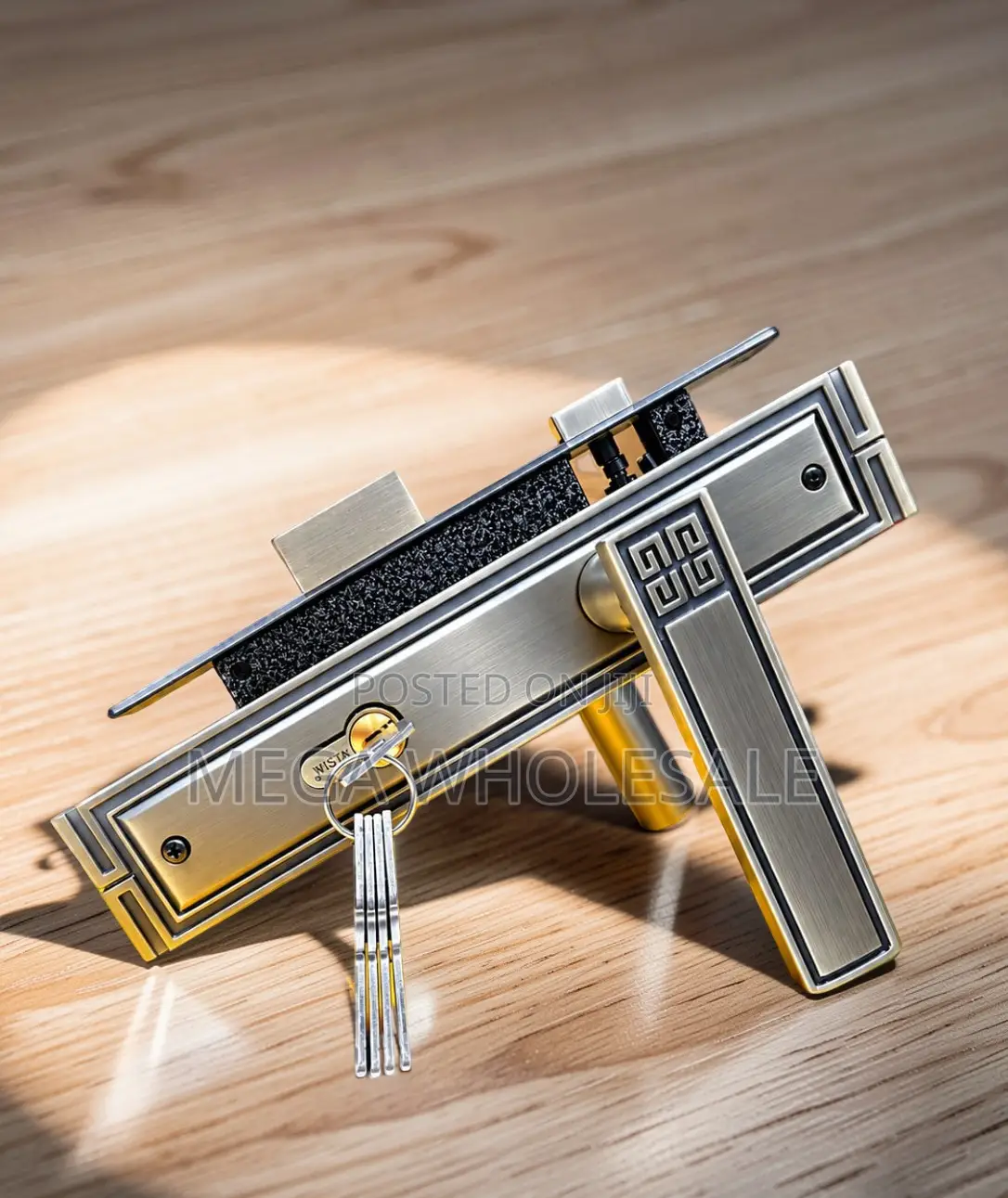 Heavy Duty Door Lock Set With Modern Handles for Residential Doors