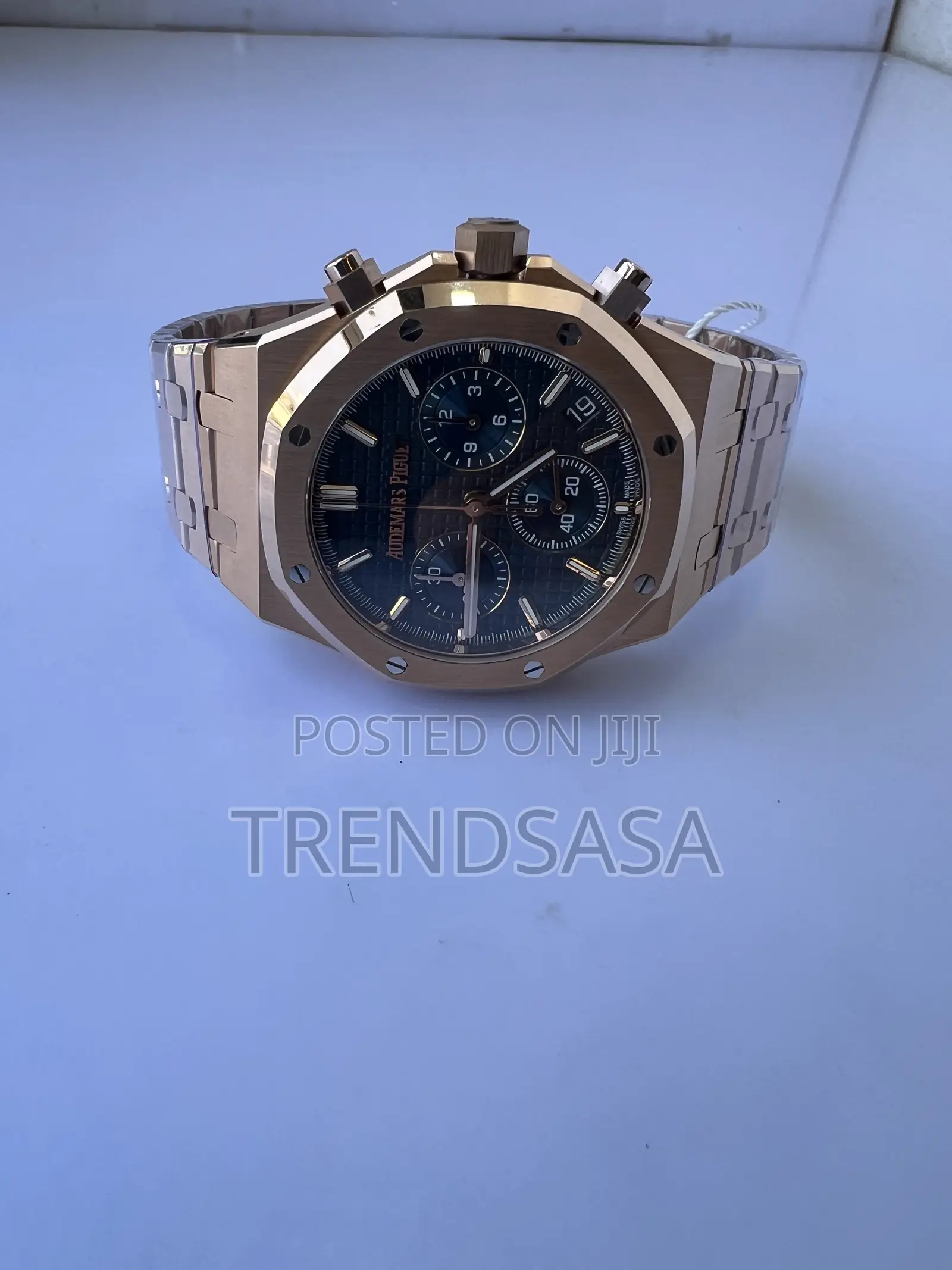 Audemars Piguet Royal Oak Rosegold Chronograph Black Dial Watch