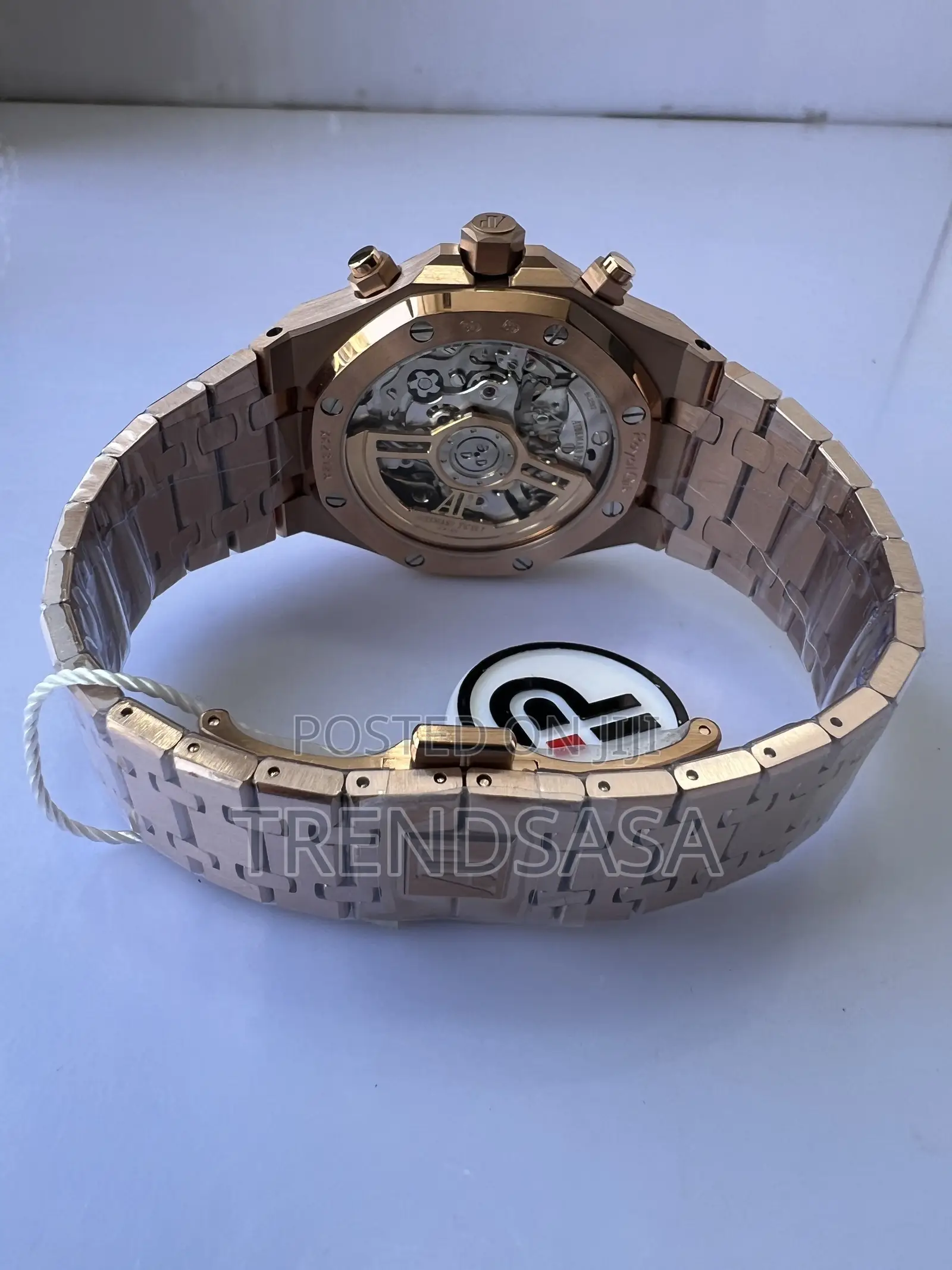 Audemars Piguet Royal Oak Rosegold Chronograph Black Dial Watch
