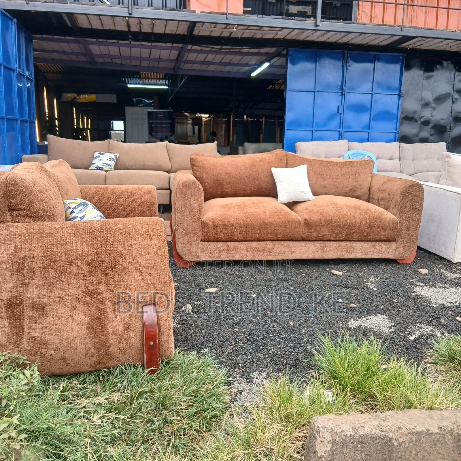 Five Seater Sofas (3,2) Spring Cushions