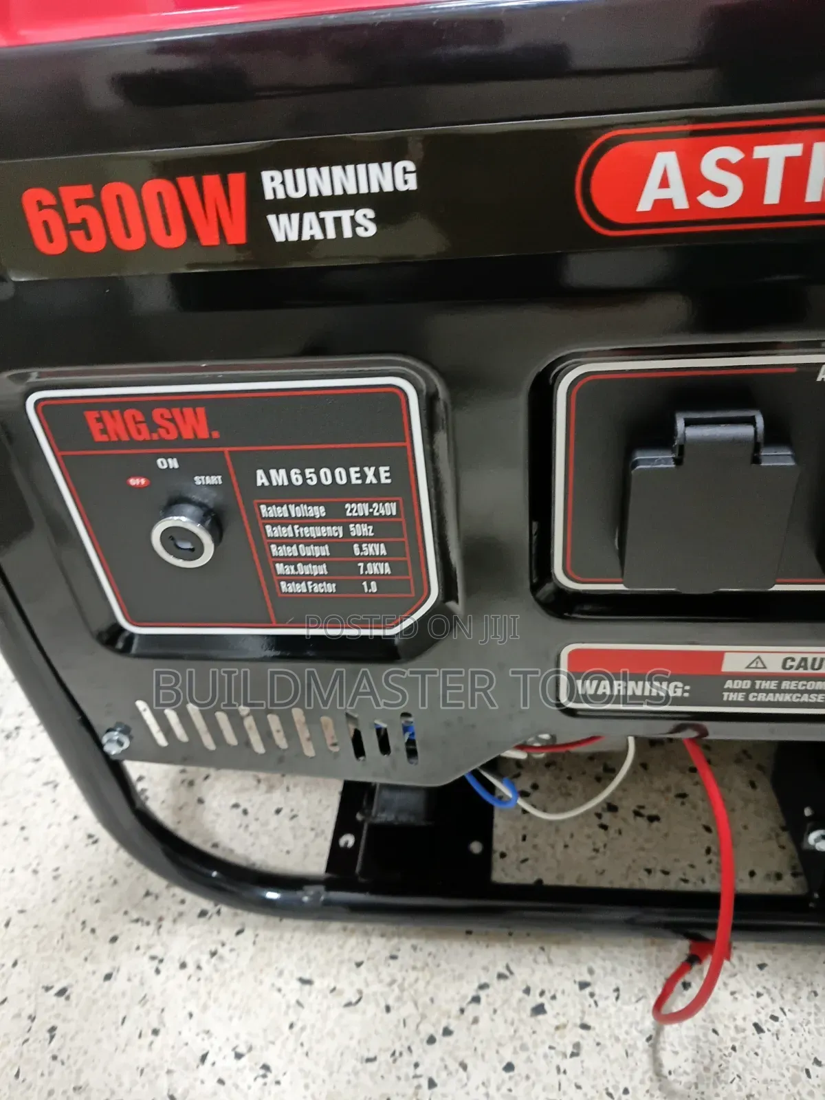 Astramilano AM6500EXE Portable Petrol Generator