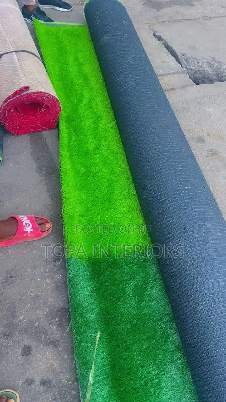 Durable 20mm Thick Green Outdoor Rugs Artificial Grass Carpets