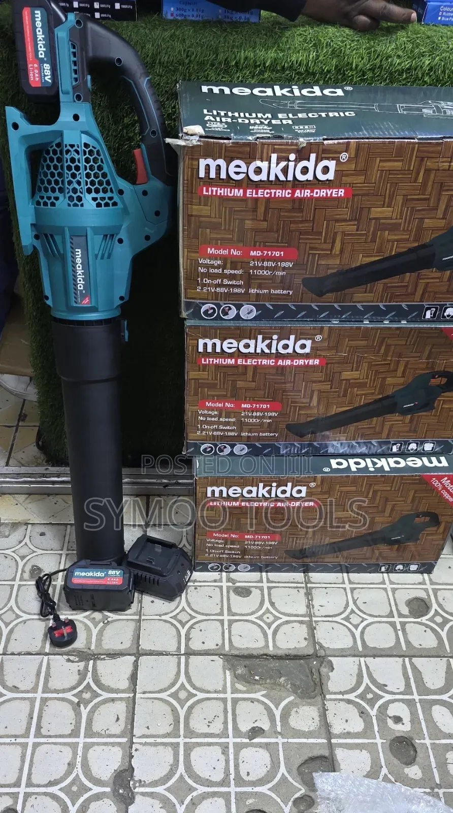 Meakida Cordless Leaf Blower/Electric Air Dryer