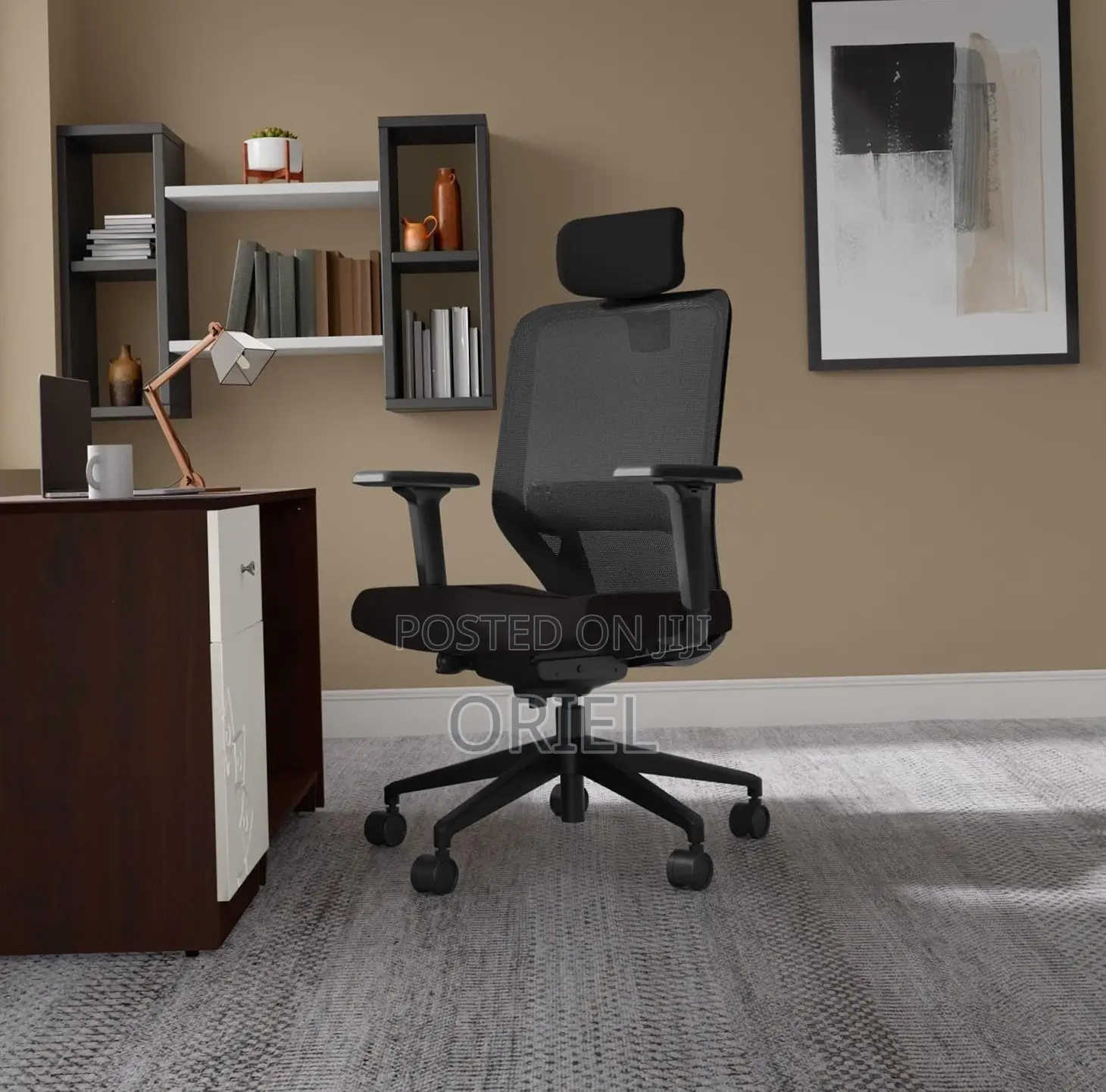 Lumbar Support Office Chair : Adjustable Back Support Office Chair