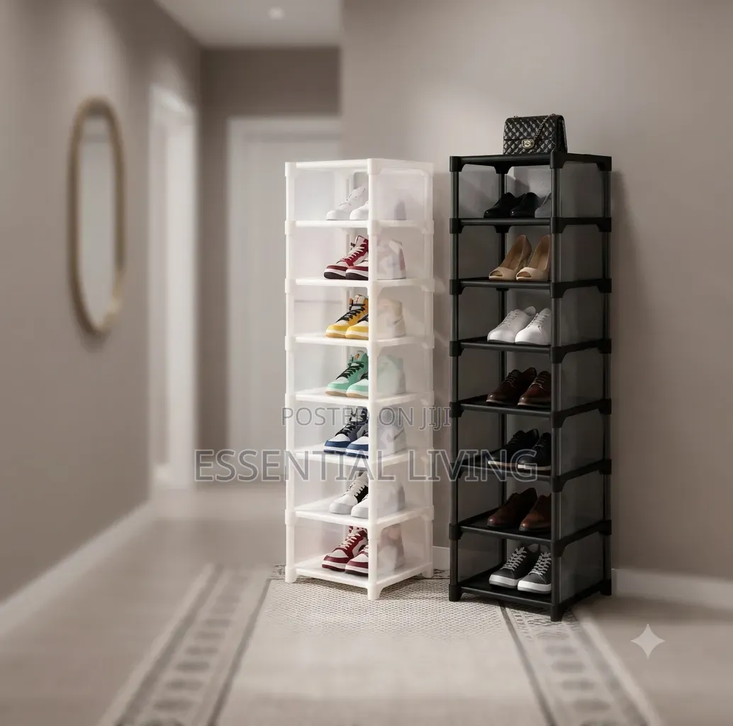 8-Tier Shoe Shelf Organizer for Entryway Space-Saving 8-Tier