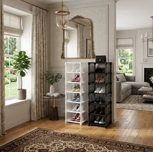 8-Tier Shoe Shelf Organizer for Entryway Space-Saving 8-Tier