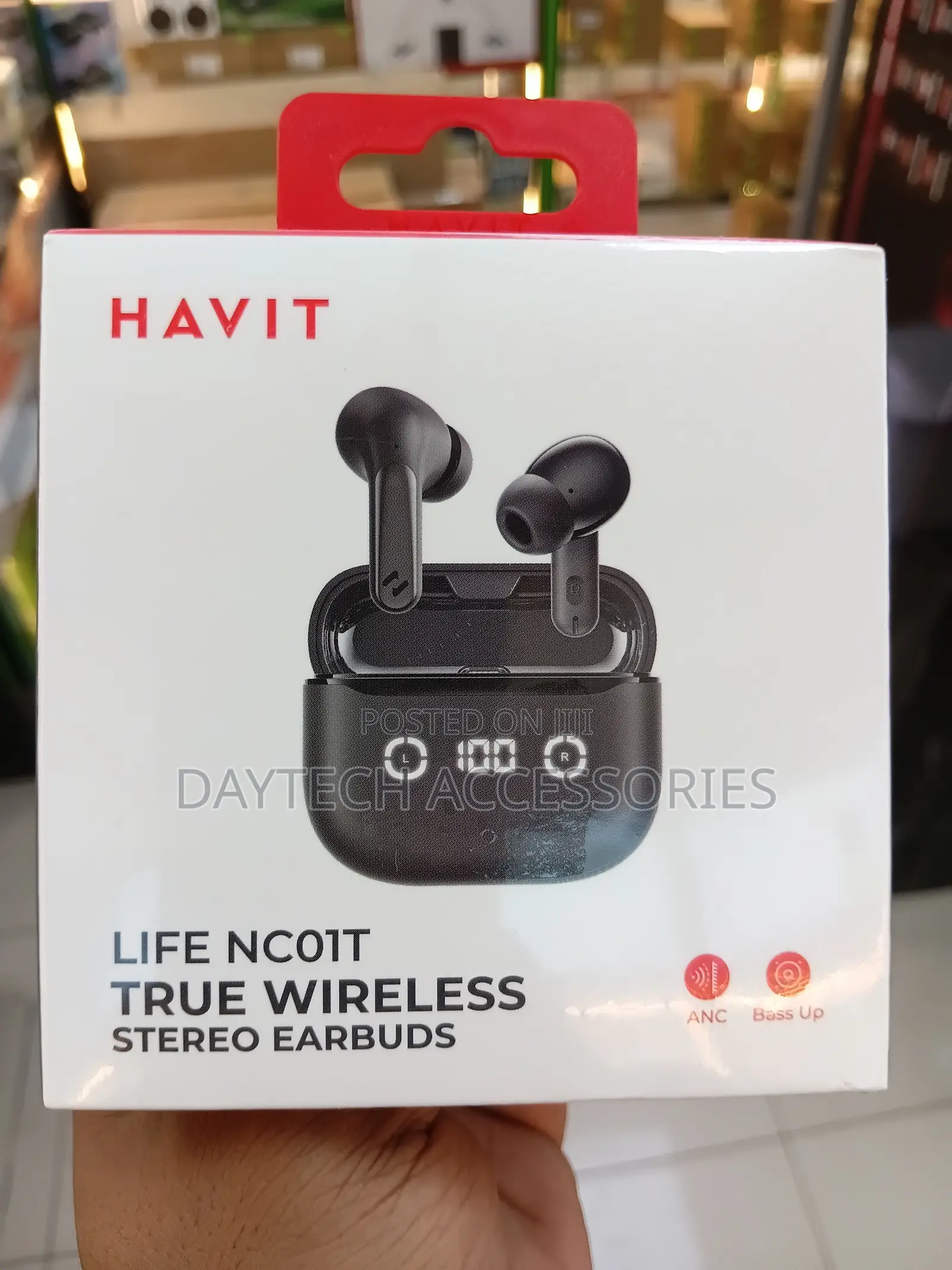Havit TW984 Black ANC TWS Bluetooth Wireless Stereo Earbuds