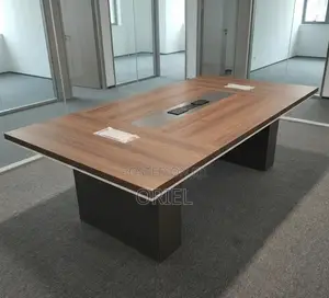 12-Seater Office Boardroom Table : Large Office Meeting Room Table