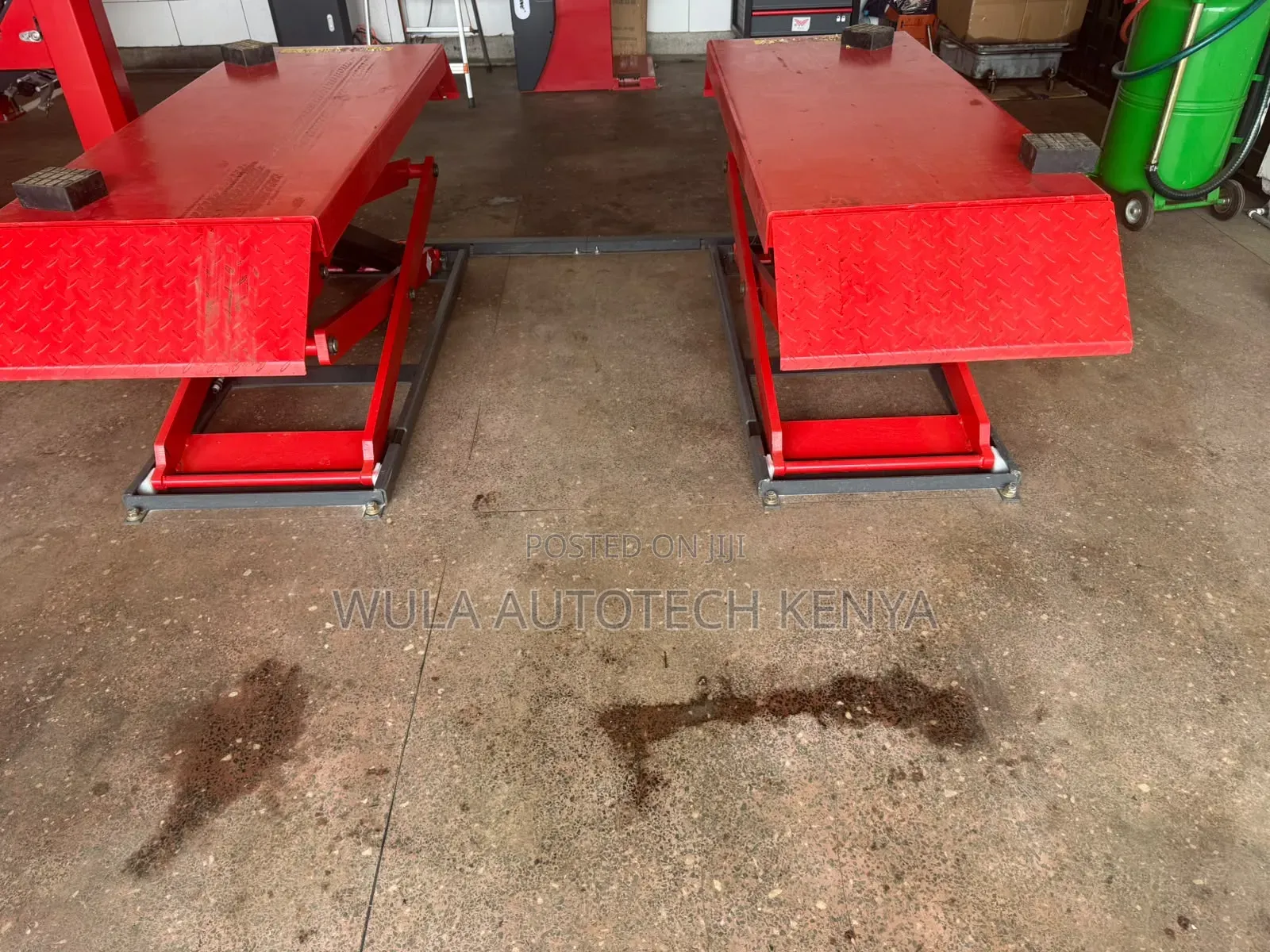 Electro Hydraulic Lifting System 4tns 1.8high Scissor Carlift Machine