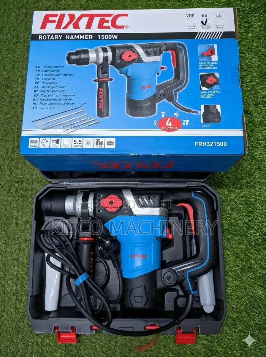Fixtech Rotary Hammer Drill 1500w/Rotary Hammer