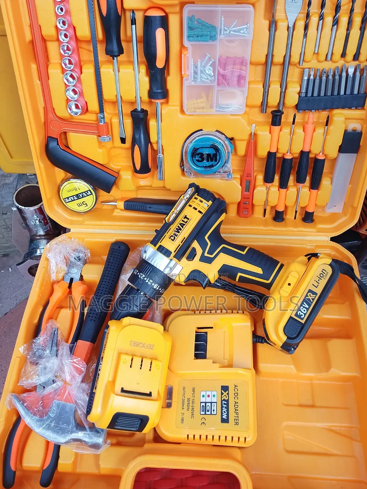 Heavy Duty Dewalt Drill Set/36v Dewalt Cordless Drill Set Machine