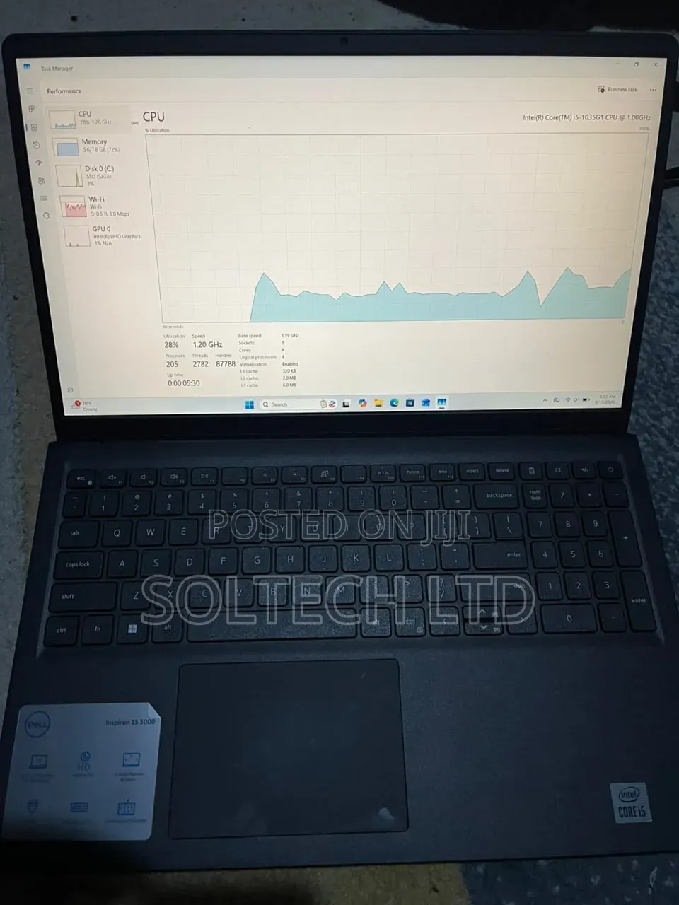 Laptop Dell Inspiron 15 3511 8GB Intel Core i5 SSD 256GB