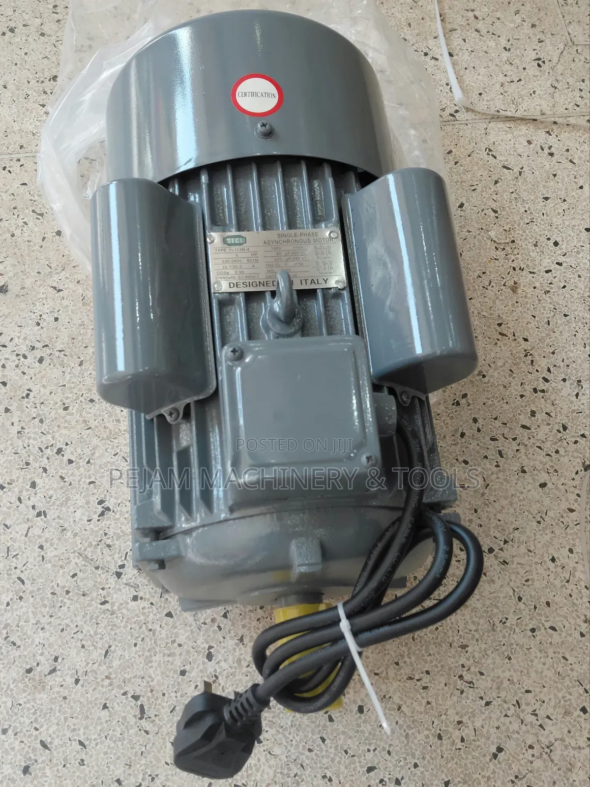 STCL YL112M-4 Single Phase Low Speed 1450RPM Electric Motor
