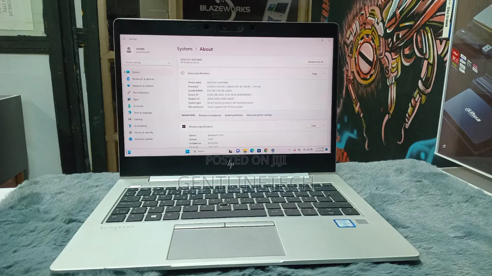 Laptop HP EliteBook 830 G6 8GB Intel Core i7 SSD 128GB