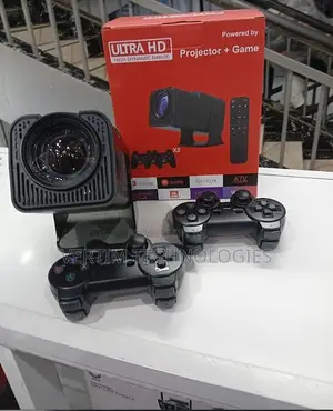 Hy320 Android 13 Projector With Apps and Games and Gaming Consoles
