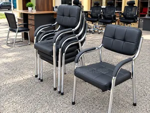 Office Chair Leather Waiting Chairs $Visitors Chairs