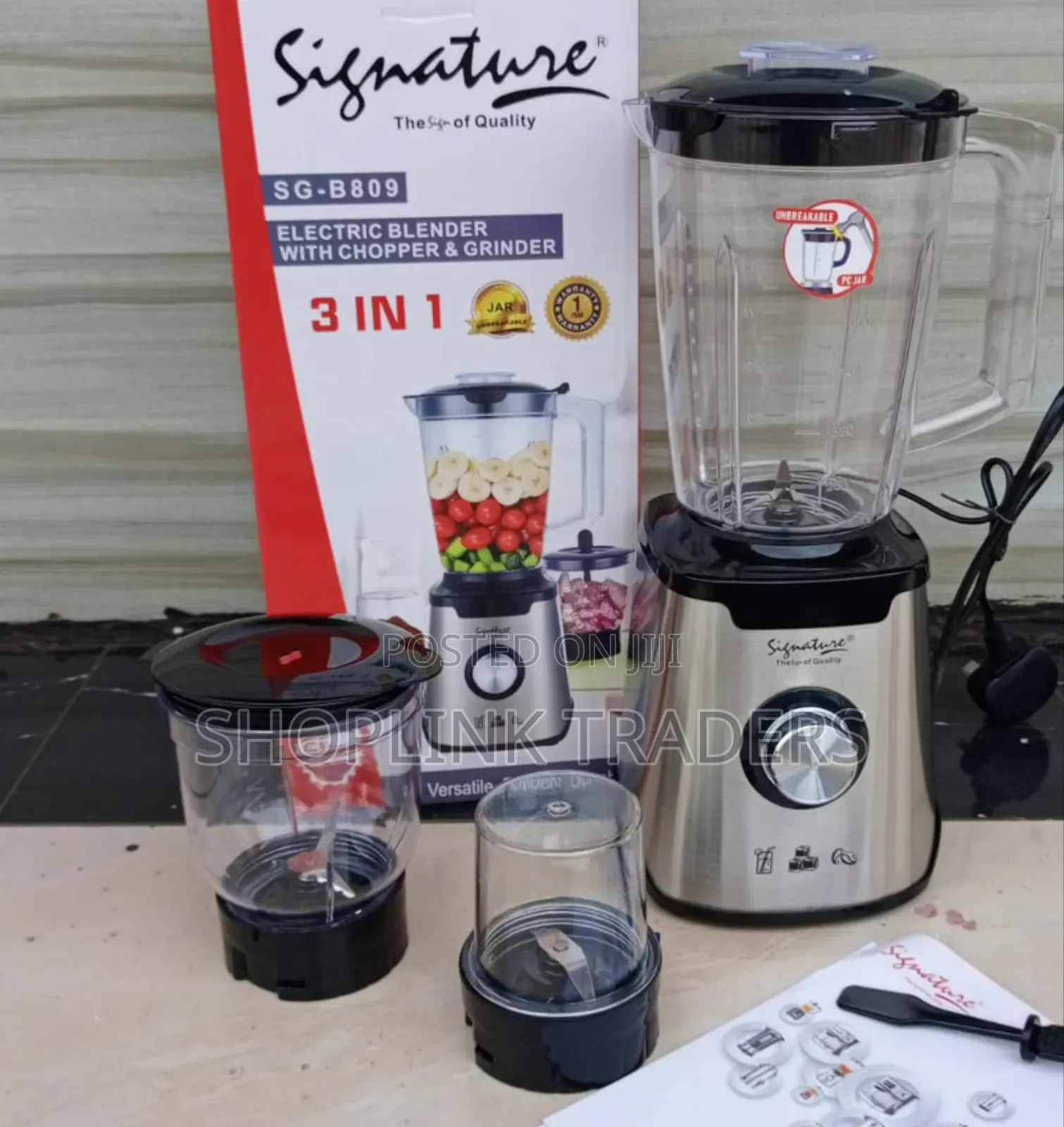 Signature 3 in 1 Blender
