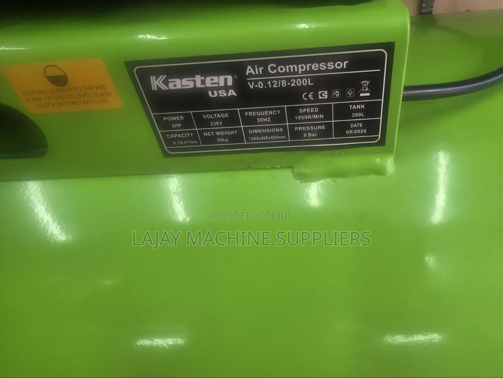 Kasten USA 200L Electric Air Compressor