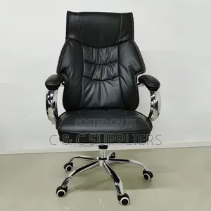 Leather Adjustable Swivel Office Chair