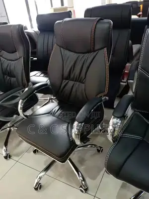 Leather Adjustable Swivel Office Chair