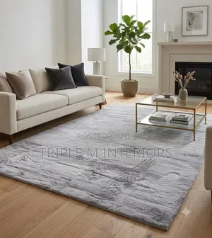 5 by 8 Çarpet Rabbit Fur -Premium Quality
