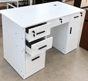 Executive Office Desk/White Laminated Board