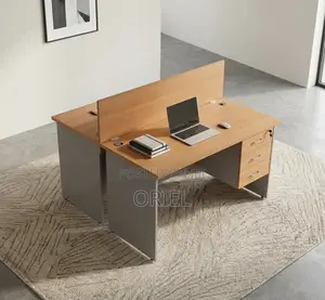 Office Workstation : 2-Seater Locally Made Staff Workstation