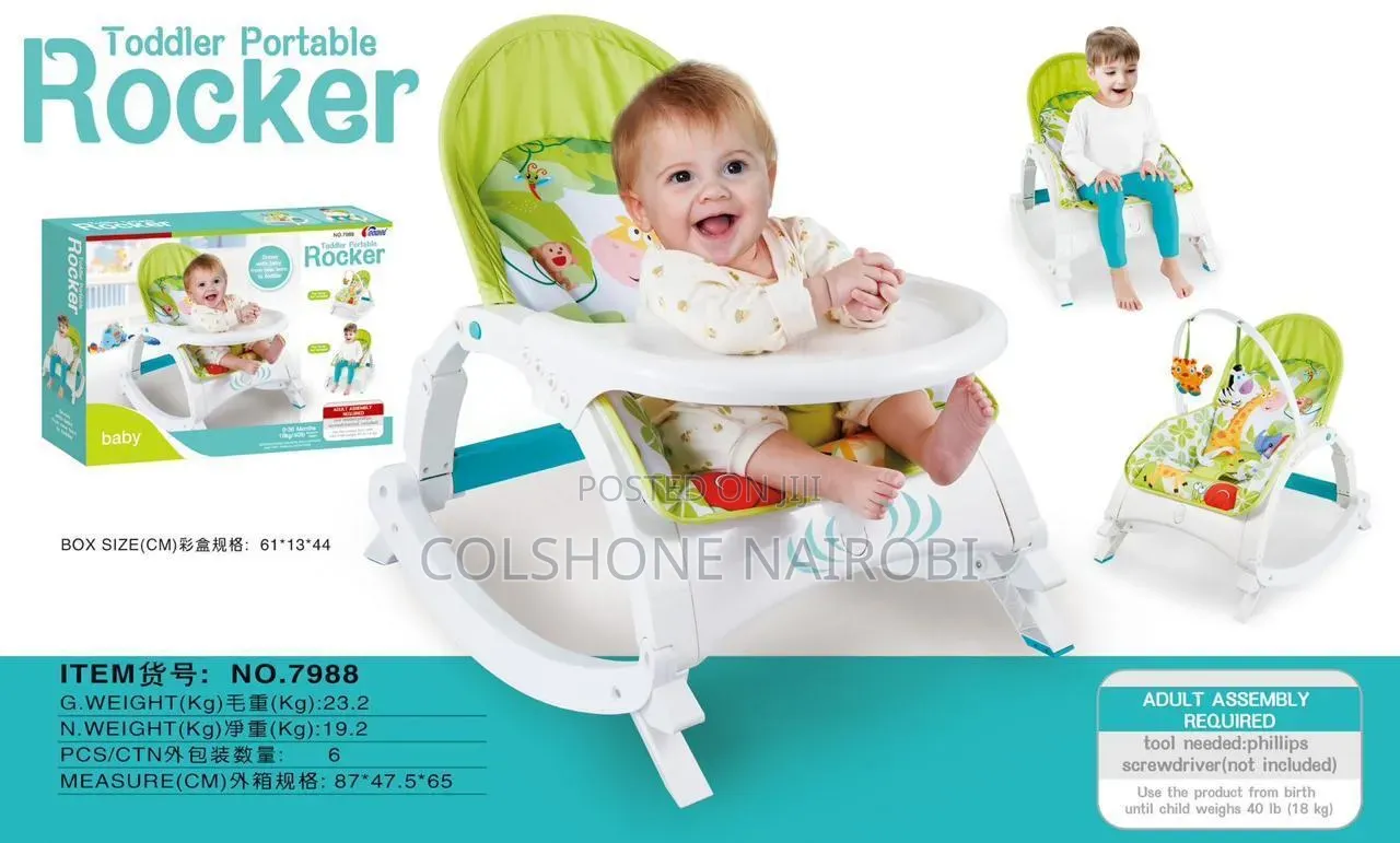 Toddler Portable Baby Rocker & Feeding Chair