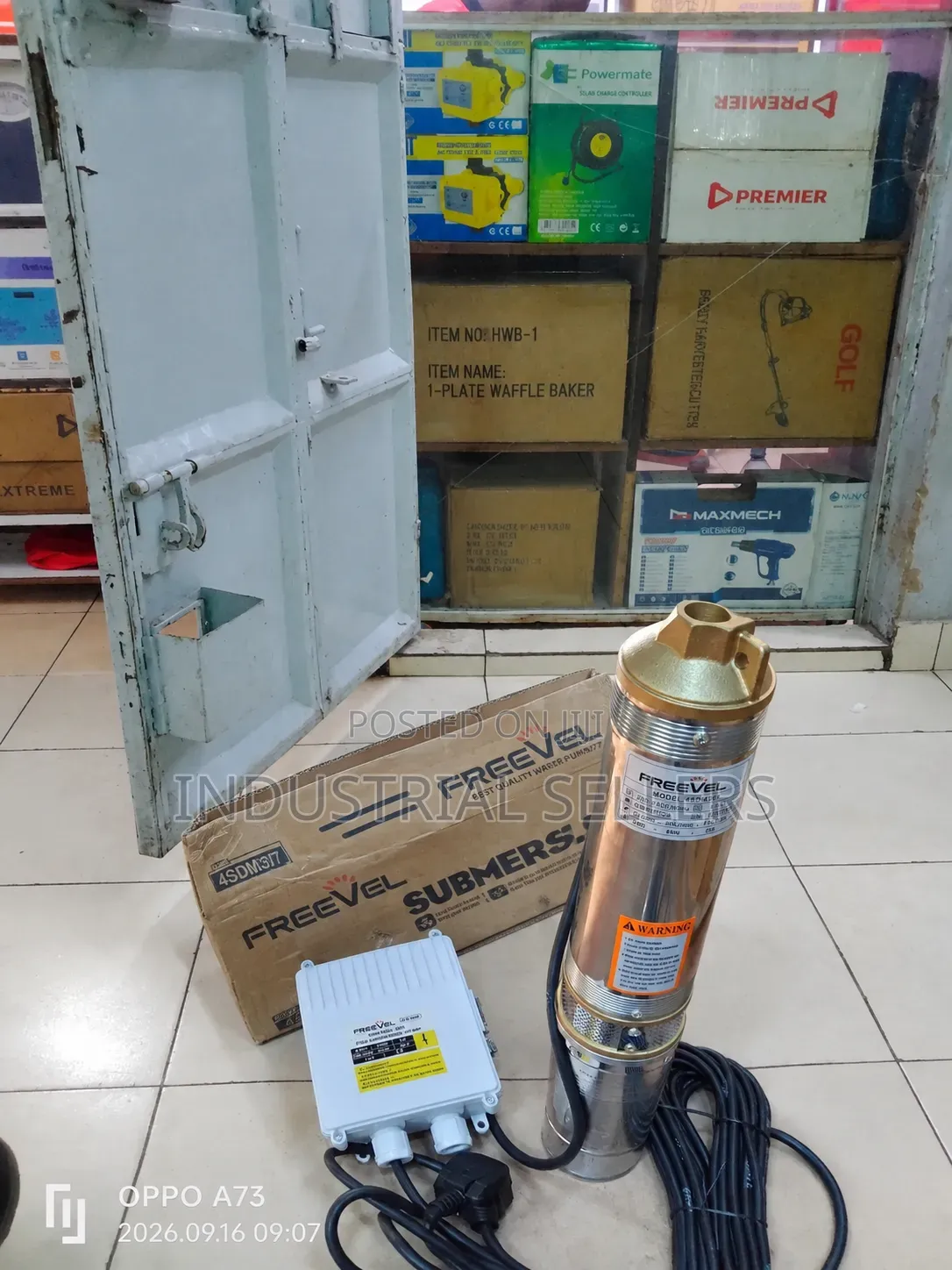 FREEVEL 4SDM307 0.5HP Borehole Submersible Water Pump – 370W