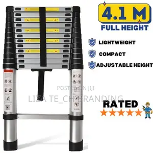 Ladders 4.1m Telescopic Aluminium Ladder