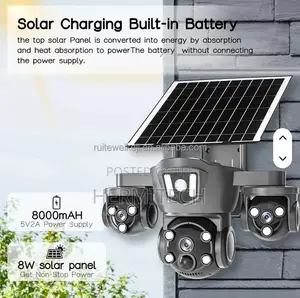 4G Smart PTZ Camera With 360° View – Outdoor Security Monitoring