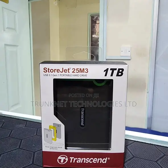Transcend Storejet 25m3 1tb Portable External Hard Drive