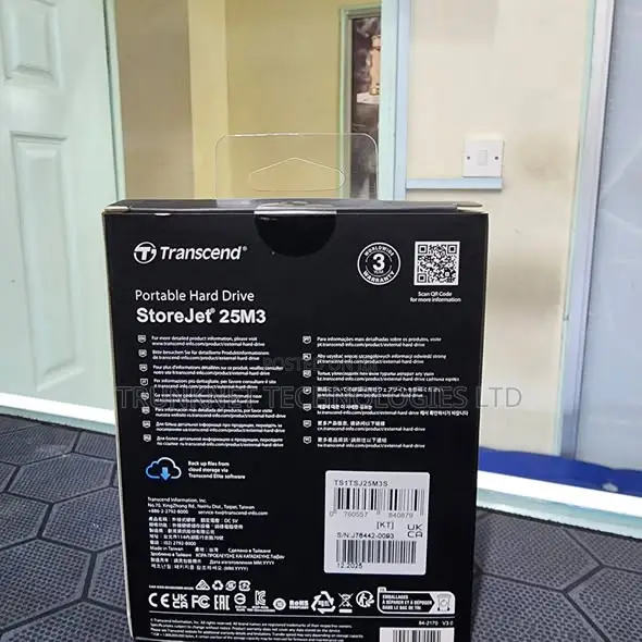 Transcend Storejet 25m3 1tb Portable External Hard Drive