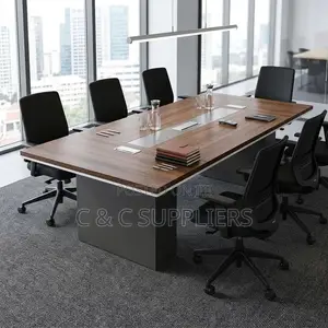 Brown Imported Conference Table-200cm
