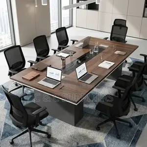 Brown Imported Conference Table-200cm