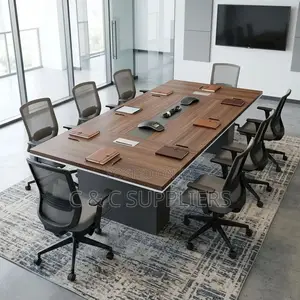Brown Imported Conference Table-200cm