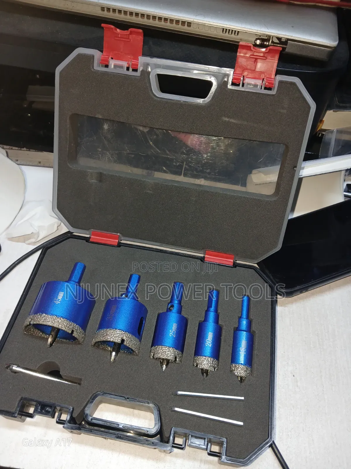 Blue Diamond-Coated Hole Saw Drill Bits