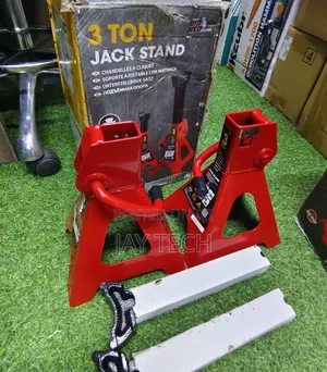 3-Ton Heavy Duty Steel Jack Stands (Pair) – Brand New