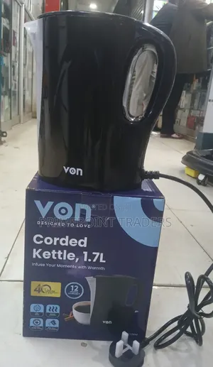 1. Fast Efficient 1.7L VON Electric Kettle