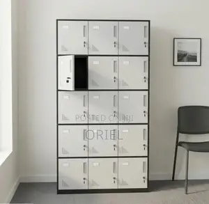 Office Cabinet : 15-Compartment Office Locker.