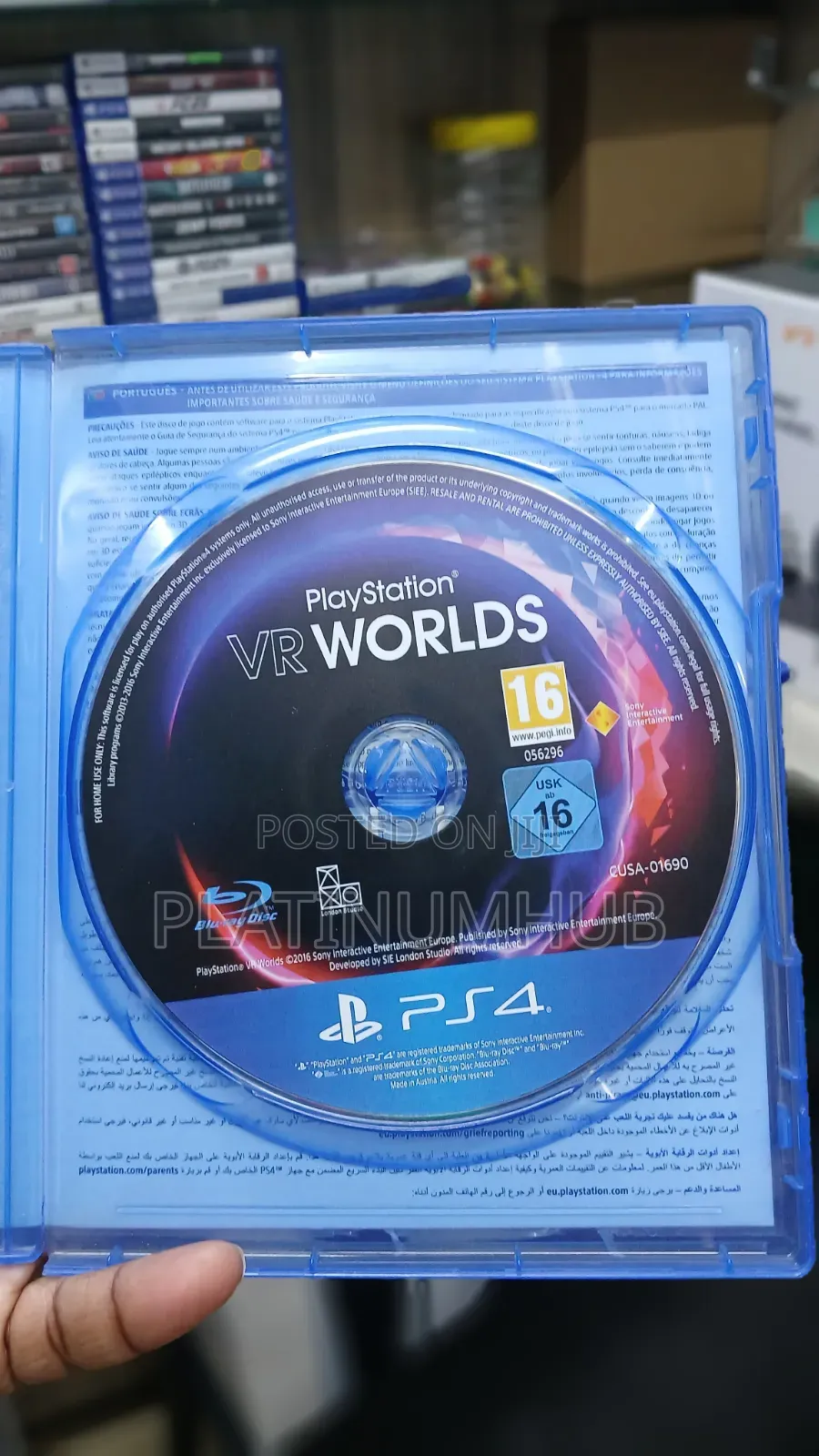 Playstation VR Worlds Game Ps4