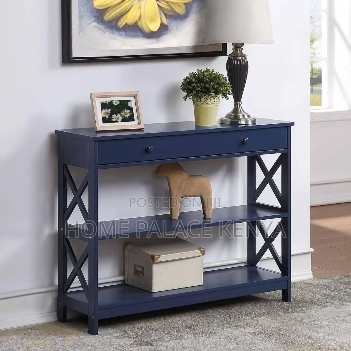 Console Table; Contemporary Wood Console Table for Living Room