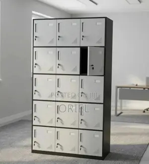 Office Cabinet : 15-Compartment Office Locker.
