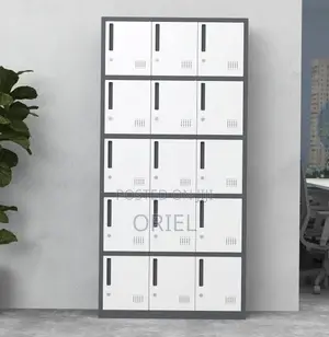 Office Cabinet : 15-Compartment Office Locker.